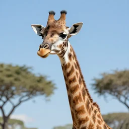 a really handsome giraffe, ultra hd, 4 k, realistic, unreal engine
