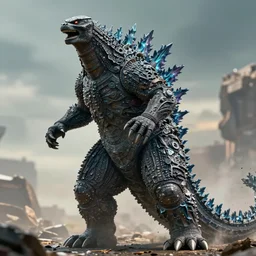 godzilla by godzilla : king of the monsters 8 k 3 d photoreal rich detail photography