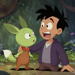 luci from disenchantment biting eric andre