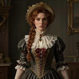a 3 d model of a victorian painting found in the game files of outlast ( 2 0 1 4 )