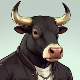 bull headed human, hotline miami, digital art, gta v artwork