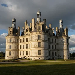a castle half new and half in ruin