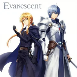album cover of evanescent mage and time warrior by akihiko yoshida