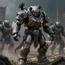 helghast soldier kerberos panzer cop sith trooper hybrid in a still of illang the wolf brigade ( 2 0 1 8 ) film, vfx, post processed