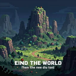 end of the world, pixel art