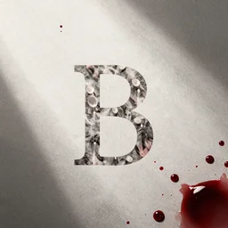 category b film poster with trace of a shots in centre, seamless texture, blood splatter on the sides, focus render, grainy tape, distortion, few details, illustrations, vhs effect
