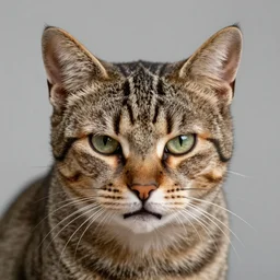 angry tabby cat, photography, very realistic, very detailed
