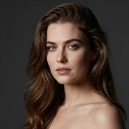 Tom Ellison if he was a woman, studio portrait