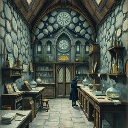 medieval bio laboratory. highly detailed, digital painting, watercolor, soviet realism, engraving, artstation, concept art, smooth, sharp focus, vivid grunge, manga, illustration, unreal engine 5, 8 k, art by bilibin and kuvshinov and malevich and mucha