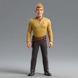 a 3D render of Captain Picard
