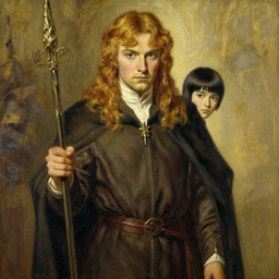 the lord of the rings, painting by j. c. leyendecker, yoji shinkawa, katayama bokuyo