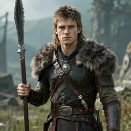 Michael cera as scrawny barbarian in Skyrim