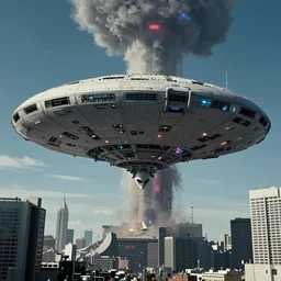 alien mothership intervening in 9 / 1 1