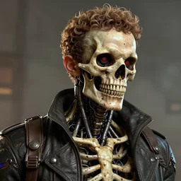 borderlands 3 !!! mark zuckerberg! cell shaded! terminator endoskeleton exposed skull scary head portrait of terminator exposed skeleton of mark zuckerberg! cyborg as Borderlands 3 concept art, llustration, postapocalyptic grunge, concept art by Laurie Greasley, highly detailed, sharp focus,alien, HQ, 4K ,art by Laurie Greasley