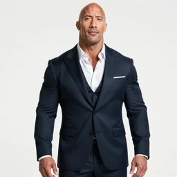 the rock dwayne johnson with a mafia dress , photo , Hyperdetailed