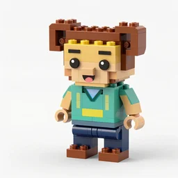 george clooney made from legos step by step.
