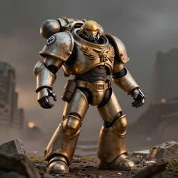 an armored space marine