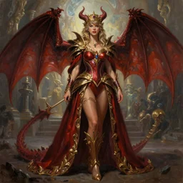 Taylor swift demon dragon queen, Ivan Aivakovsky, Boris Vallejo, epic fantasy character art, D&D Concept Art, full length, Realistic, Regal, Refined, Detailed Digital Art, Oil Paining, Exquisite detail, post-processing, masterpiece, Cinematic Lighting, Unreal Engine, 8k, HD, Stanley Artgerm Lau, WLOP, Rossdraws, Frank Frazetta, Andrei Riabovitchev, Marc Simonetti, trending on artstation