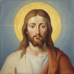 painted portrait of God