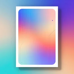 abstract beautiful multicolor gradient background, card templmate, wallpaper, lines, shapes, trending behance, poster by renoir, monet, kenton nelson
