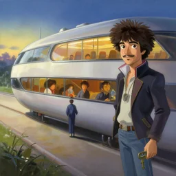bob ross painting of the streamline moderne dimension, key visual, ambient lighting, highly detailed, digital painting, artstation, concept art, sharp focus, by makoto shinkai and akihiko yoshida and hidari and wlop and greg rutkowski