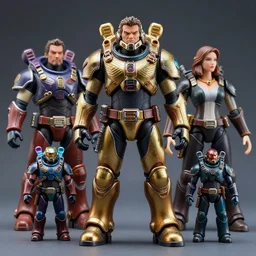 hyperrealistic rendering, fantasy character, ultra realistic, intricate details, mass effect, highly detailed, michael cheval, peter mohrbacher, boris vallejo, jessica rossier, action figure, product photography, sofubi, collectible, colored gels
