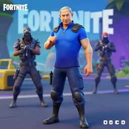 Benjamin Netanyahu in Fortnite