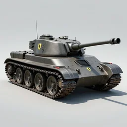 a stunning concept art of a ferrari tank, 4 k, sharp, artstation