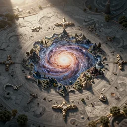 intricate map of the meaning of the universe