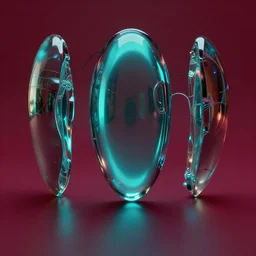 glassy metal, cell shaded, hdr!!, chiaroscuro!!, minimalism!!, hyperrealism!, highly reflective surface, highly refractive material, cyan highlight, wires, maroon light, vibrant!, multiple lights, by ilya kuvshinov and anton fadeev and giger