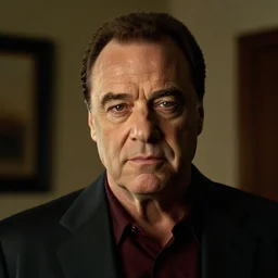 tony soprano, portrait, realistic, the sopranos color grading