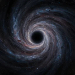 deep space abyss, vortex and void universe, oil painting, asymmetric proportion, cinematic volumentric lighting, paint texture, digital painting, highly detailed, octane render, sharp focus, illustration, concept art, artstation