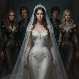 epic professional digital art of 🤤👰♀, atmospheric lighting, painted, intricate, detailed, foreboding, leesha hannigan, wayne haag, reyna rochin, ignacio fernandez rios, mark ryden, iris van herpen, best on artstation, cgsociety, wlop, pixiv, stunning, gorgeous, much wow, cinematic, masterpiece