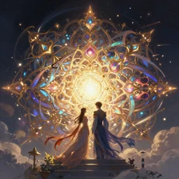 Cognitive Transcendence, intricate, elegant, fantasy, highly detailed, digital painting, concept art, sharp focus, illustration, beautiful volumetric lighting, epic light, artstation, magic hour lighting, colorful, art by Sylvain Sarrailh and Tyler Edlin