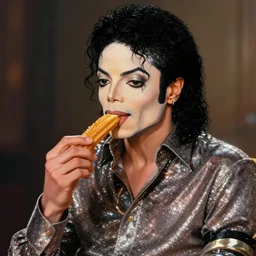 michael jackson, cinematic, sparkle shirt, eating a churro, elegant, highly detailed, digital painting, artstation, smooth, hard focus, illustration, art by jessica rossier and and brian froud