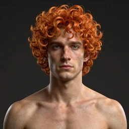 biohazard portrait of curly orange hair man from bioshock, au naturel, hyper detailed, digital art, trending in artstation, cinematic lighting, studio quality, smooth render, unreal engine 5 rendered, octane rendered, art style by klimt and nixeu and ian sprigger and wlop and krenz cushart.