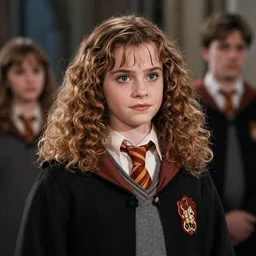 J.K. Rowling as Hermione Granger, ambient lighting, 4k, anime key visual, lois van baarle, ilya kuvshinov, rossdraws, artstation
