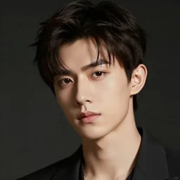 a portrait of a supernaturally handsome young man,