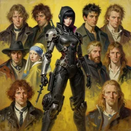 full character portrait max mad cyberpunk, machinist tech assassin girl character design, painting by gaston bussiere, katsuya terada, nc wyeth, greg rutkowski, craig mullins, vermeer, frank frazetta, mucha, tom of finland, trending on artstation, jeffery catherine jones