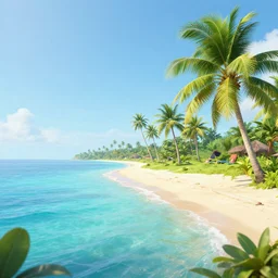 inhabited paradise