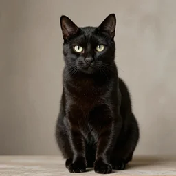 a photorealistic image of Gina Lollobrigida disguised as a black cat