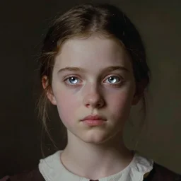 a portrait of a beautiful young girl made of glass with silvery eyes, film still by wes anderson, by david lynch, strong lights, 19th century painting