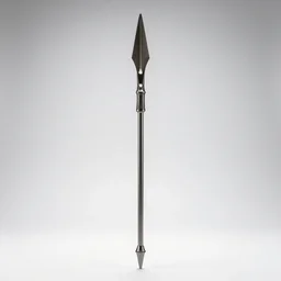 industrial spear, professional product shot, isolated on a pure white background, centered, entire object in frame, sharp focus, soft studio lighting
