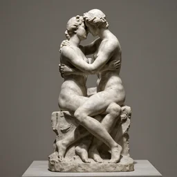 a sculpture while is making love