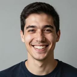 man smiling with no teeth