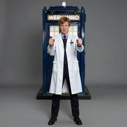 mike tomlin as doctor who, 1 9 6 0 s, wide shot