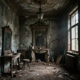 urbex by benedek vass, darkacademia, archdaily, wallpaper, highly detailed, trending on artstation.