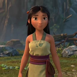 As still of Katara from the BluRay release of Avatar:The Last Airbender, screenshot, 1080p, master