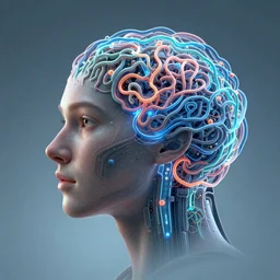 a portrait of neural network, free interpretation