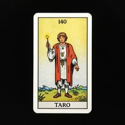 The music guy, tarot card from the 1400